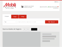 Tablet Screenshot of mobiliimoveis.com.br